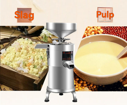 Commercial pulping machine 100 stainless steel funnel pulp separation pulping machine