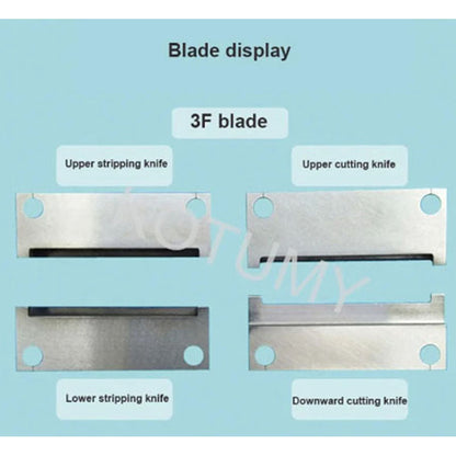 Small Automatic Pneumatic Wire Stripping Machine Small Cable Stripping Machine Semi-automatic Wire Cutting Stripper