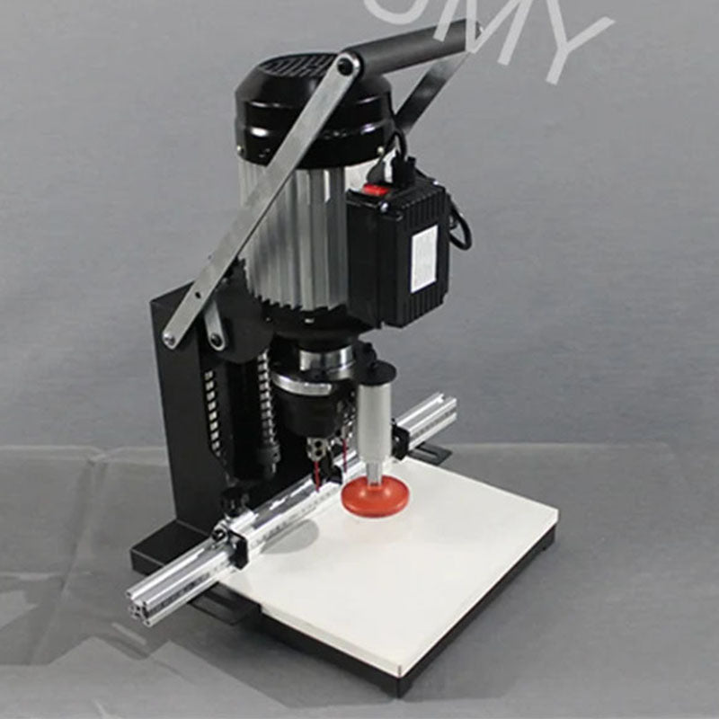 Handheld home improvement woodworking hinge drill portable cutting machine three-in-one CNC multi-function semi-automatic drill