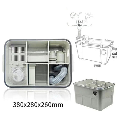 Dental Lab Gypsum Filter Stone Plaster Powder Trap Filter Gypsum Sedimentat Tank Laboratorio Box Materials Lab Tools