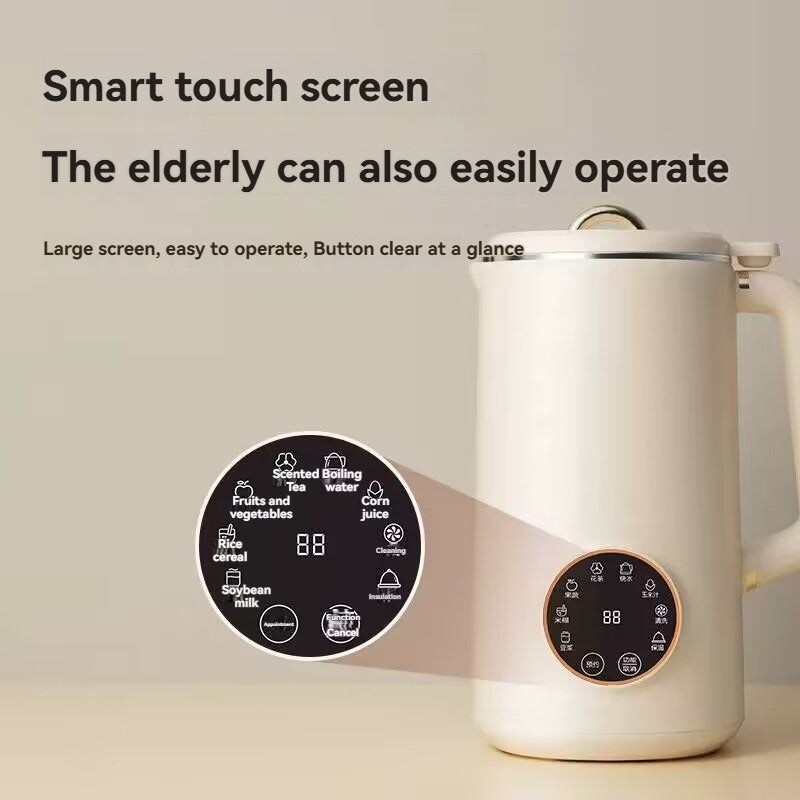 Full automatic soybean milk machine Multi functional heating, cooking free, filtration free food supplement machine Small wall breaking machine
