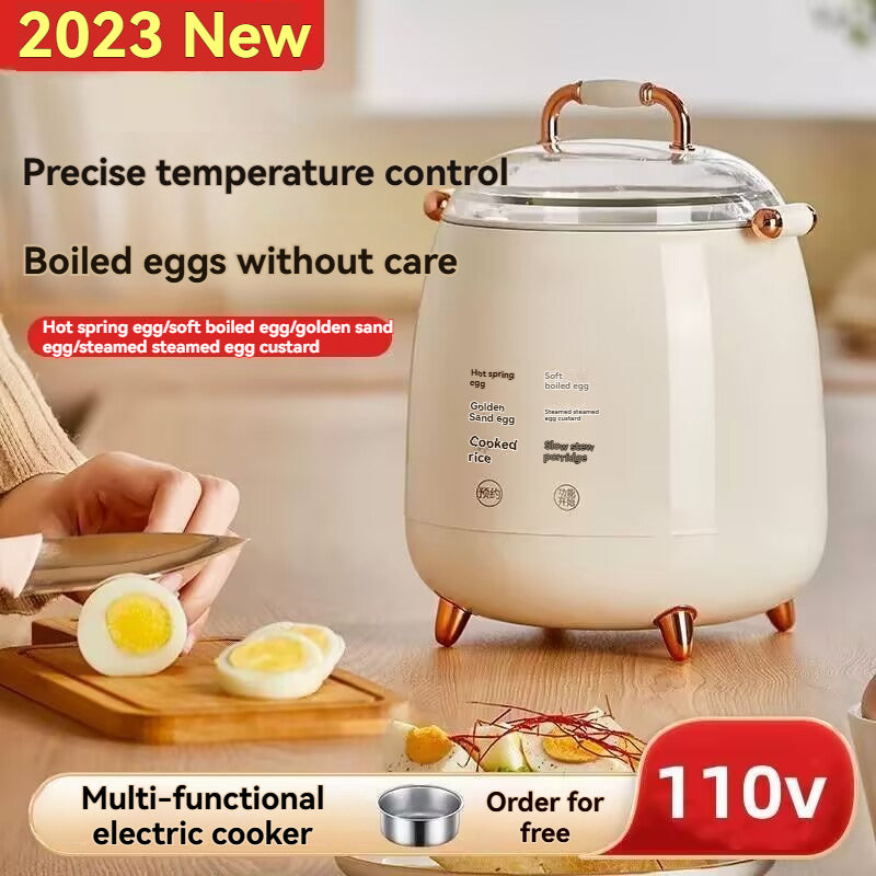Small household egg cooking device reservation multifunctional breakfast machine with soft boiled eggs insulation