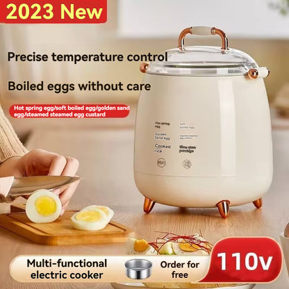 Small household egg cooking device reservation multifunctional breakfast machine with soft boiled eggs insulation