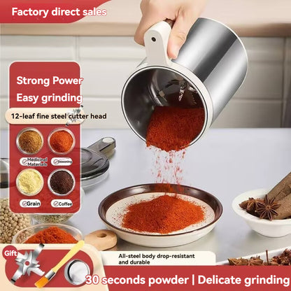 Small household grinding machine, ultra-fine grinding machine, five grain and miscellaneous grain broken wall crusher