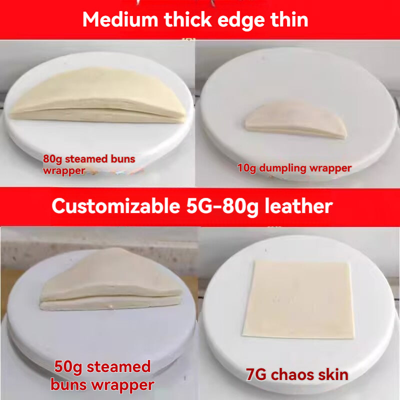 Desktop baozi skin machine, commercial small dumpling skin machine, tablet pressing and rolling machine