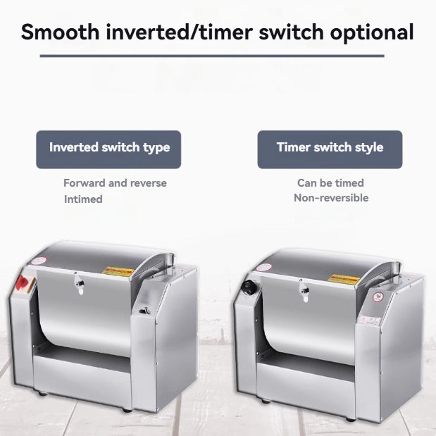 Commercial fully automatic kneading machine with a large horizontal stainless steel flour mixer