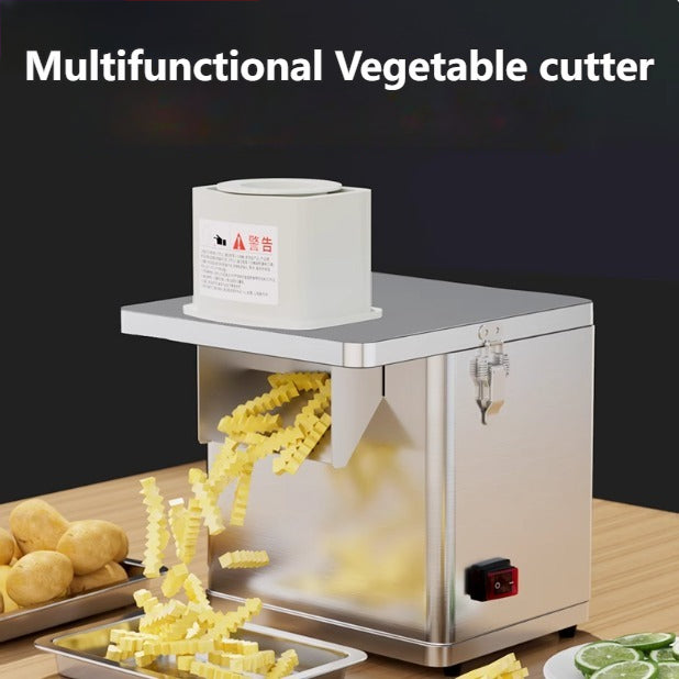 Commercial machine, fully automatic wave shaped french fry slicer, electric multifunctional slicer