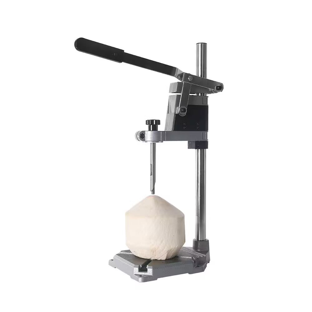 Stainless steel manual coconut cover opening machine, commercial chain store, fruit store, convenient opening device