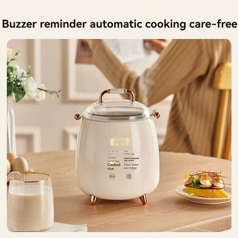 Small household egg cooking device reservation multifunctional breakfast machine with soft boiled eggs insulation