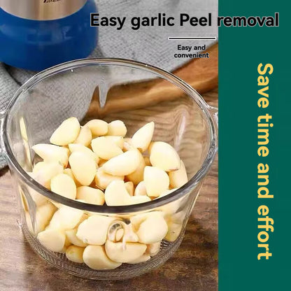 Automatic household garlic peeling and peeling tool garlic pounder multifunctional garlic pounder peeling machine