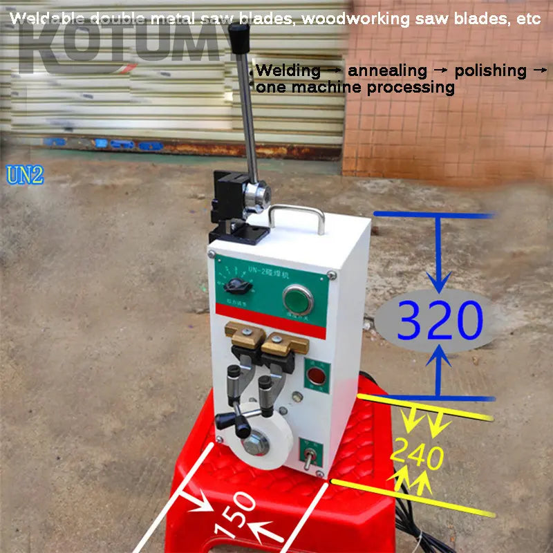 Electric welding machine portable 2KW 220V small saw blade docking welding machine saw blade/with saw blade welding machine touch welding