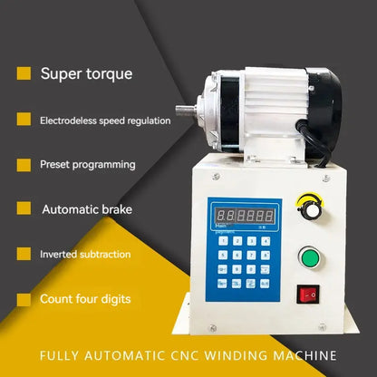 220V automatic CNC programming winding machine high torque motor repair winding machine speed control winding machine