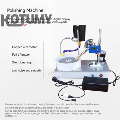 Electric gemstone engraving machine, gemstone polishing machine, jewelry stone grinding machine 110-240V