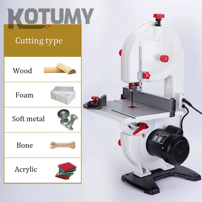 8-inch multifunctional jigs, saws, band saws, small band saws, bead cutting machines, small band saws, desktop wire saws