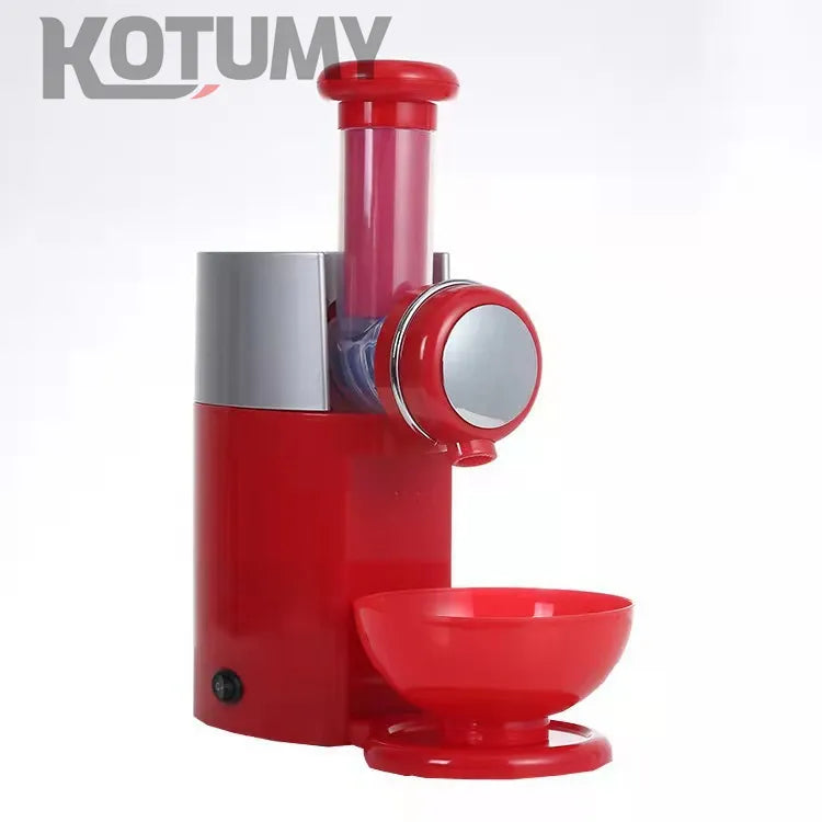 Automatic DIY fruit ice cream machine, homemade kitchen food processing machine, ice cream making