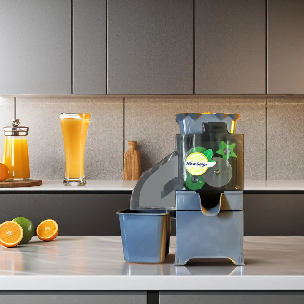 Commercial electric juicer, automatic orange juice juicer, citrus orange electric fruit juicer, juicer processor