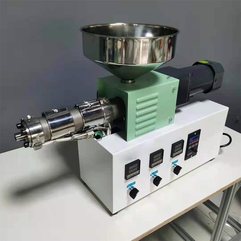 SJ25 Tabletop Mini 3D Consumables Machine Plastic Laboratory Desktop Injection Molding Machine Single Screw Extruder PE PVC