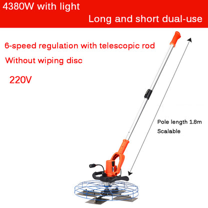 Hand Push Electric Concrete Ground Polisher Machine For Road Construction/Construction Sites Cement Pavement Smoothing Machine