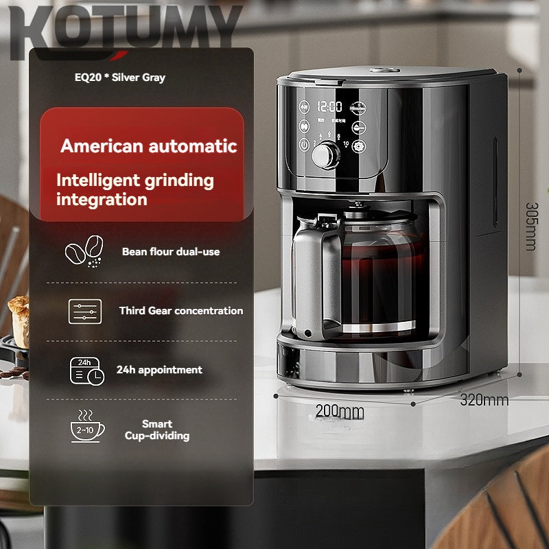 American coffee machine small drip grinder