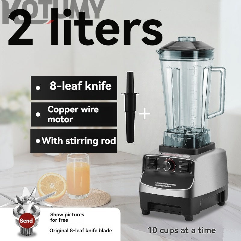 Commercial breakfast shop soy milk breaker for household juice mixing high-power large-capacity food processor