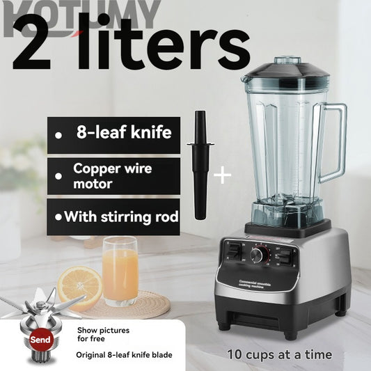 Commercial breakfast shop soy milk breaker for household juice mixing high-power large-capacity food processor