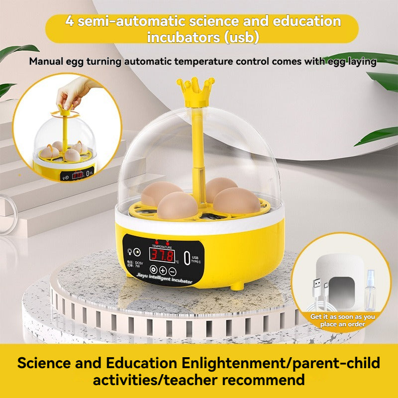 Small household intelligent incubator, waterbed parrot fully automatic incubator