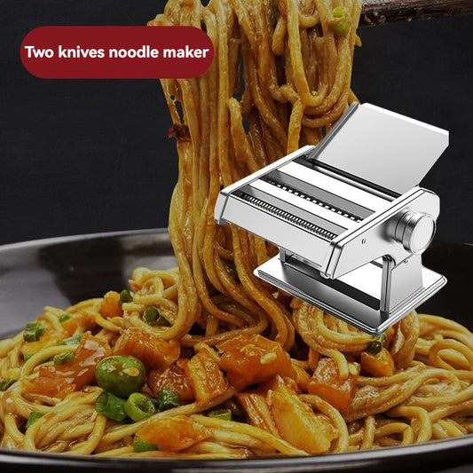 Noodle machine household stainless steel multi-function rolling machine Wonton dumpling pi hele noodles hand small noodle press