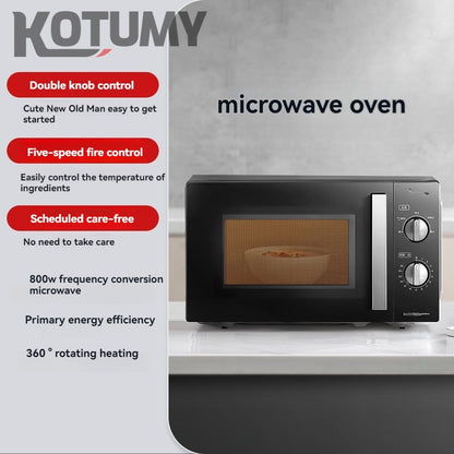 Microwave oven household small mini multifunctional mechanical turntable