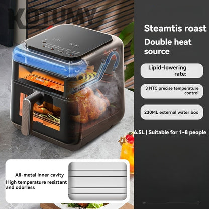 Air fryer household cooking machine intelligent large capacity new air fryer electric french fries machine electric oven