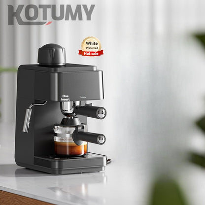Small Italian semi-automatic American coffee machine for home use