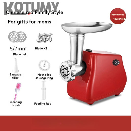 Electric meat grinder household and commercial multifunctional small