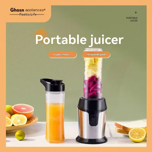 Portable juicer, household small fruit electric multifunctional fryer, cup processor