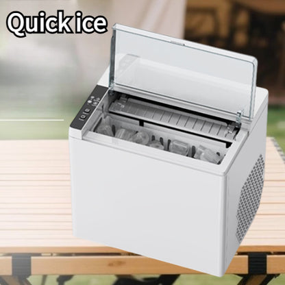 Household mini transparent ice maker, low-power fully automatic small ice maker