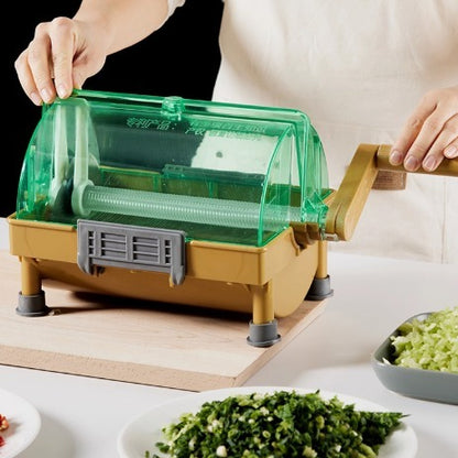 Commercial vegetable cutter for cutting peppers, chopped green onions, chili peppers, small multi-functional garlic slices, hot pot restaurant, steamed bun shop