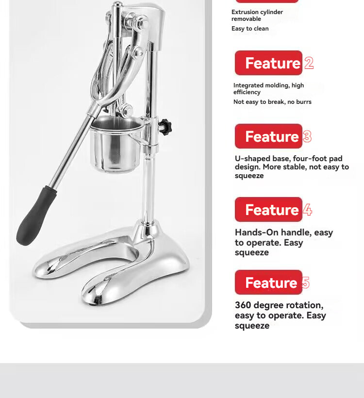 Commercial Extra Long French Fries Press Manual French Fries Making Machine