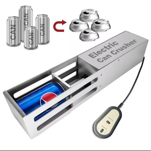 Electric can crusher Aluminum can crusher flattening machine