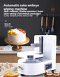 Home Small Fully Automatic Cream Smearing Machine Cake Shop Flat Mold Baking
