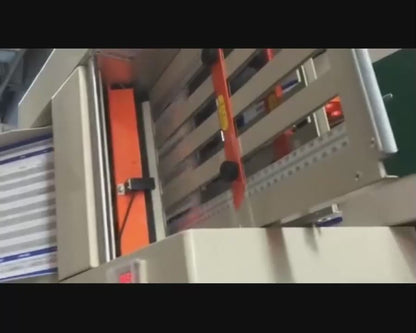 220V ZE-8B/4 Automatic Paper Folding Machine Max For A3 Paper+high Speed+ 4 Folding Trays Paper Folding Machine