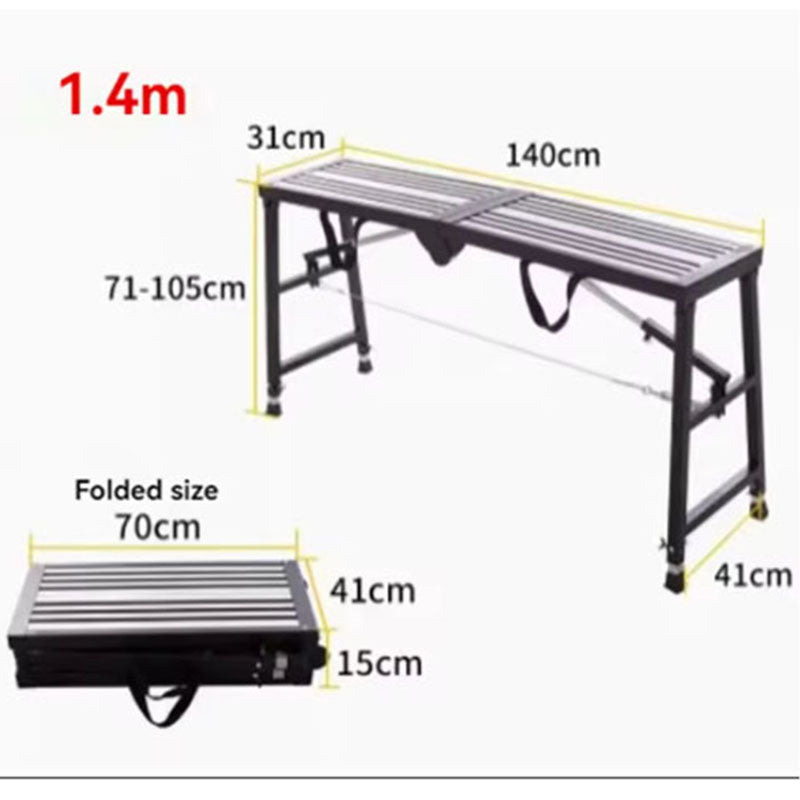 New Folding Horse Stool Scaffold Decoration Horse Stool Lifting Indoor Thickening Putty Multifunctional Domestic Construction La