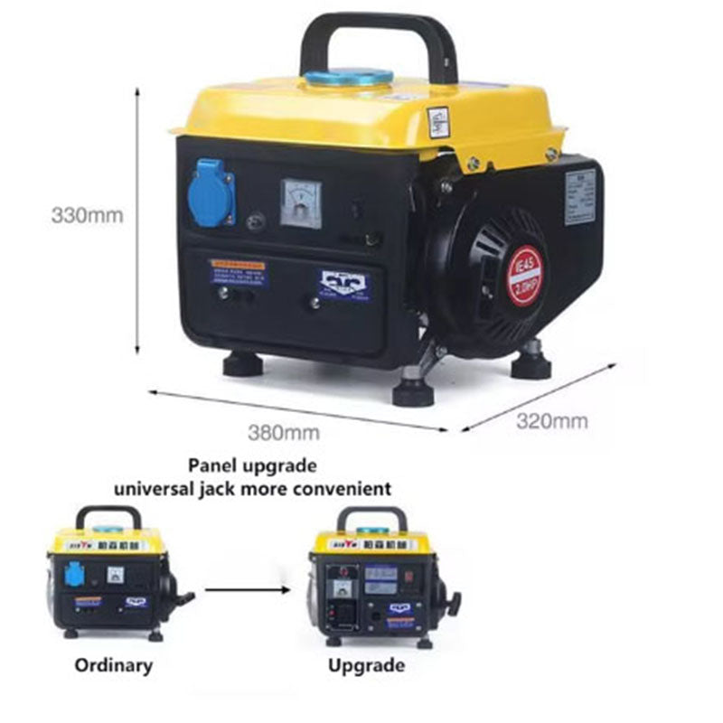 Small Gasoline Generator 220V Mini Handheld Portable Household Commercial Silent Manual Generator Tools And Equipment