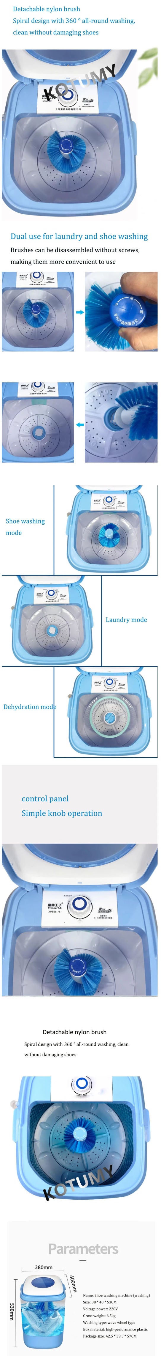 Mini Shoe Washing Machine Home Smart Shoe Washing Machine Strong Semi-automatic Washer For Household Shoe Washing Machine