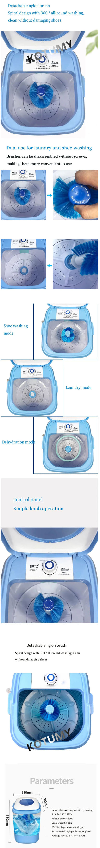 Mini Shoe Washing Machine Home Smart Shoe Washing Machine Strong Semi-automatic Washer For Household Shoe Washing Machine